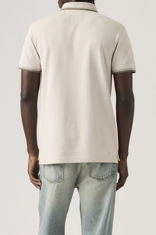 Polo Wood Tipping Stripe Pumice - Grijs