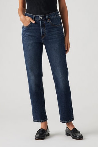 Jeans met Hoge Taille - Blauw