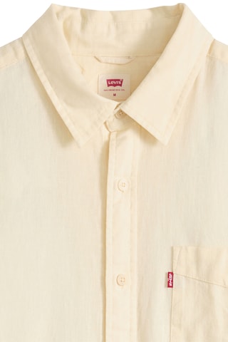 Linnen Overhemd Classic 1 Pkt Standard Rutabaga L - Geel
