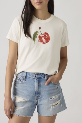 T-shirt Favorite Disco Cherry Egret Graph - Rood