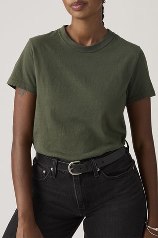T-shirt Favorite Slub Deep Depths - Groen