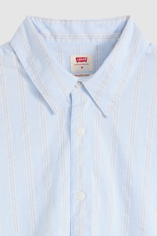 Blouse Lama Boxy Bernal Stripe Soft - Blauw