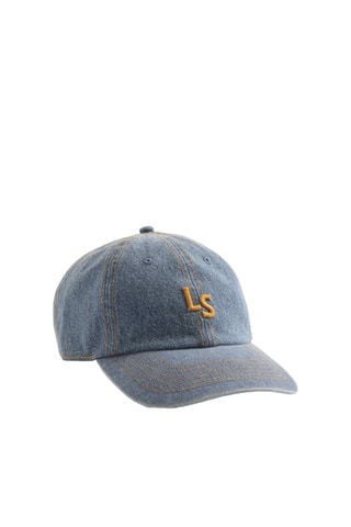 Spijkerpet Monogram - Blauw