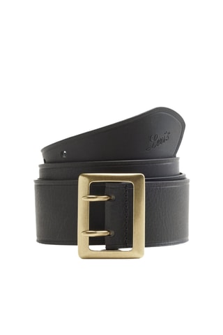 Leren Riem Frankie - Zwart