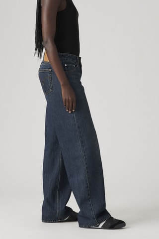 Jeans wide legs - Indigoblauw - Blauw