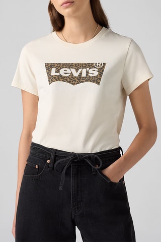 T-shirt The Perfect Annessa Cheetah - Wit