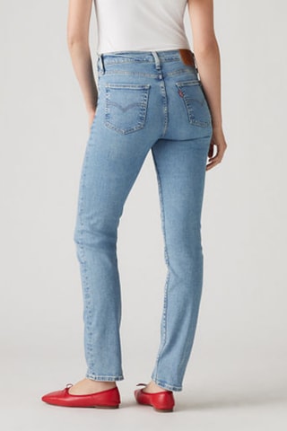 Jeans met Hoge Taille - Blauw
