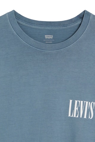T-shirt relaxed - Blauw - Blauw