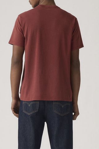 T-shirt SS Relaxed - Steenrood - Rood
