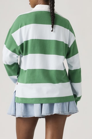 Polo Reenie Rugby Katie Stripe Country Air - Groen en wit