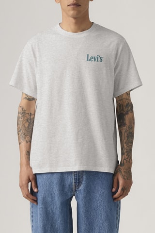 T-shirt Relaxed Fit Leis Poolside Srt Lig - Grijs