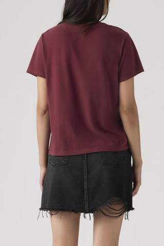 T-shirt Favorite V Neck Tawny Port Jersey - Rood