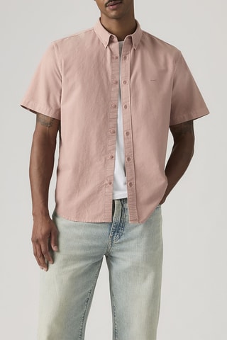 Blouse Authentic Button Down Woodrose Garmen - Roze