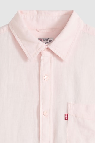 Linnen Overhemd Sunset 1 Pocket Standard Crystal Co - Roze
