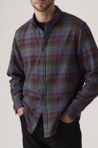 Overhemd Authentic Button Down Bennett Plaid - Blauw