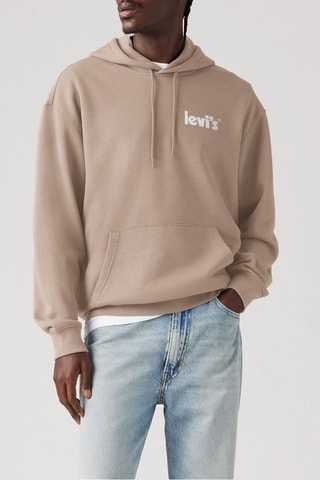 Sweater met Capuchon - Beige - Wit