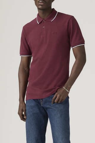 Polo Slim Fit - Bordeauxrood - Rood