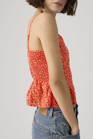 Top Monet Sl Pamela Floral Vine Signa - Rood