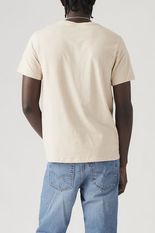 T-shirt - Beige - Grijs