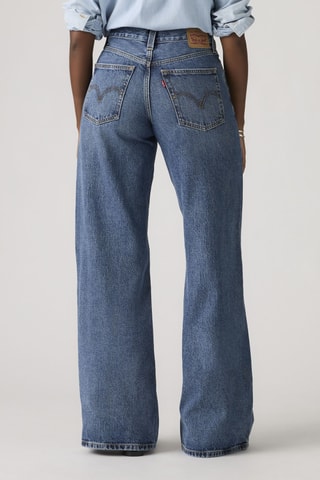 Jeans met Hoge Taille - Blauw