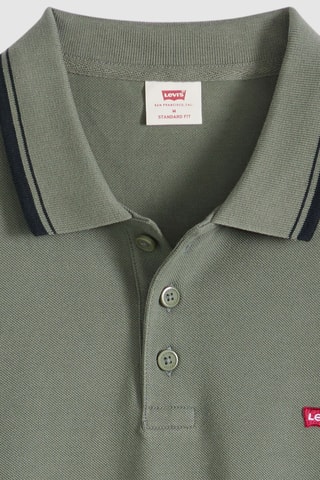 Polo Wood Tipping Stripe Mulled - Groen