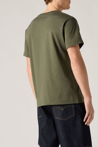 T-shirt Relaxed Fit Headline - Groen