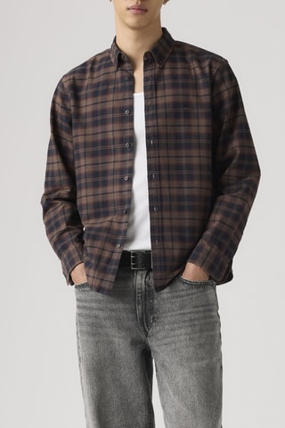 Overhemd Authentic Button Down - Bruin