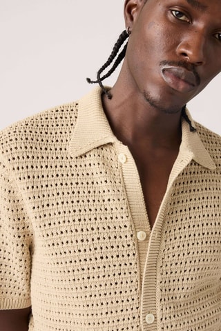 Overhemd - Beige - Beige
