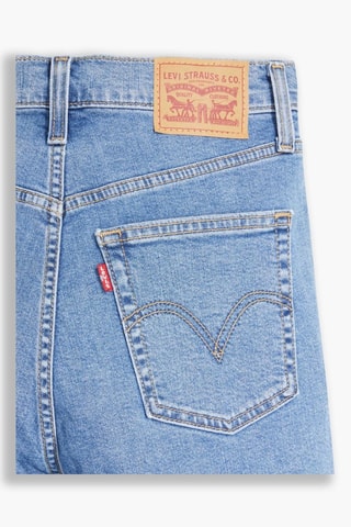 Jeans Hoge Taille High Waisted Taper - Hemelsblauw - Blauw