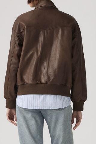 Schapenleren Jasje Kennedy Dad Jacket Genuine Vin - Bruin