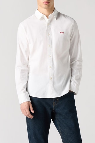 Overhemd Slim Fit LS Battery - Wit - Wit