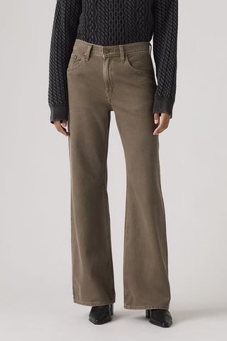 Jeans met Hoge Taille - Blauw
