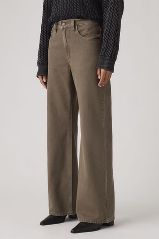 Jeans met Hoge Taille - Blauw