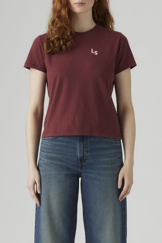 T-shirt - Bordeauxrood - Rood