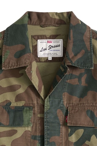 Jasje Frisko Jacket Phalarope Camo Print Demit - Groen