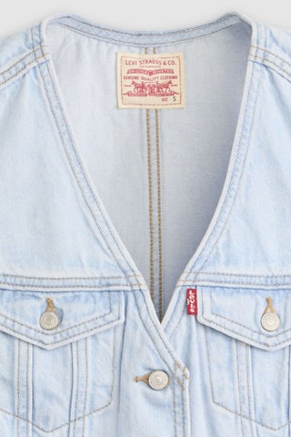 Mouwloos Spijkervest Racer Vest Never Going To Change - Hemelsblauw