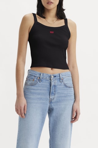Top Essential Sporty Rib - Zwart