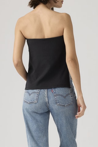 Strapless top Talia Tube Top Night Jersey - Zwart