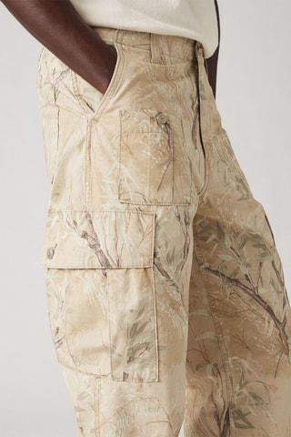 Cargobroek Beige - Groen