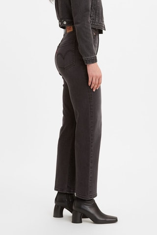 Rechte Jeans Ribcage Straight - Zwart - Zwart