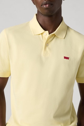 Polo Slim Housemark Polo Double Cream Pique - Ecru