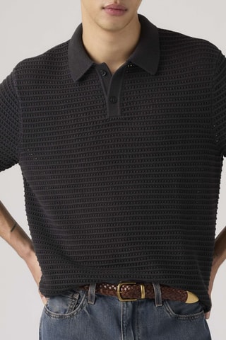 Polo Laguna Sweater Polo Dark Phantom - Zwart