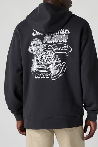 Sweater met Capuchon Relaxed - Zwart - Zwart