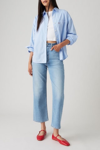 Rechte Jeans - Hemelsblauw - Blauw