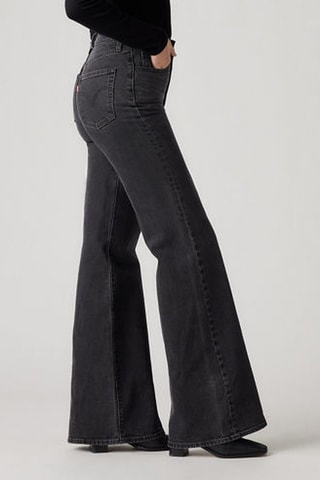 Flare Jeans Ribcage - Zwart - Zwart