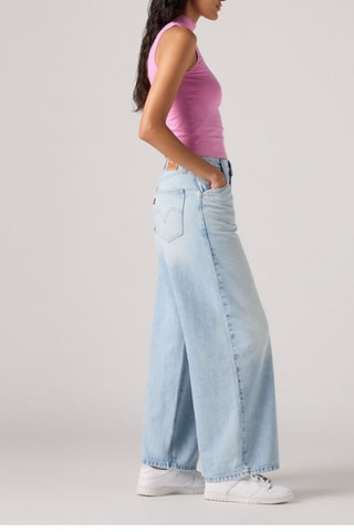 Jeans met Hoge Taille - Blauw