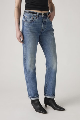Rechte Jeans 501® Original - Indigoblauw - Blauw