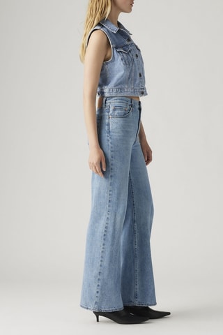 Jeans met Hoge Taille - Blauw