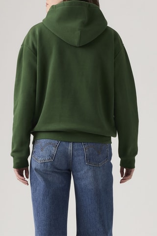 Sweater met Capuchon Graphic Everyday - Donkergroen - Groen