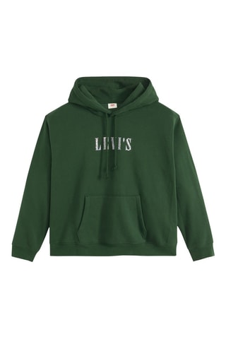 Sweater met Capuchon Graphic Everyday - Donkergroen - Groen